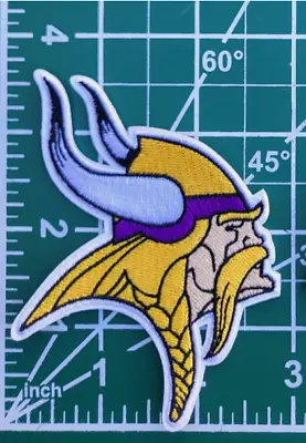 Minnesota Vikings  3.75  Iron On Embroidered Patch~USA Seller! • $4.95