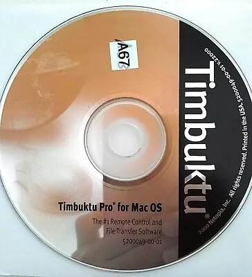Timbuktu Pro 2000 For Mac Remote Control & File Transfer App By Netopia • $9.98