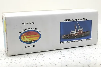£50 • Buy 53' Harbour Steam Tug Boat Kit. Sea Port Model Works H125.  New HO 1:87 Scale