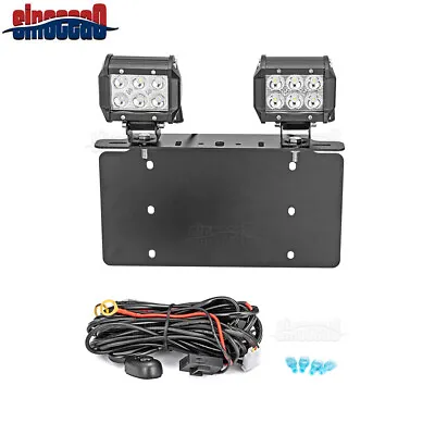 18W LED Light Bar Front License Plate Mount Bracket For Ford F150/250 Super Duty • $45.95