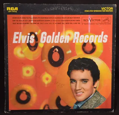 Elvis' Presley Golden Records Vinyl LP Hound Dog Loving You Heartbreak Hotel • $13.95