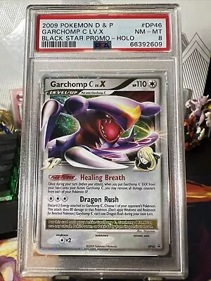$40 • Buy PSA NM/MT 8 Pokemon 2009 D&p BSP-DP46 Holo Garchomp C Lv.x