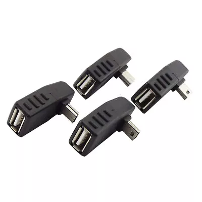 90Degree Left/right/down/up Angle A Female To 5-pin B Male Mini USB OTG Adapter • $1.52