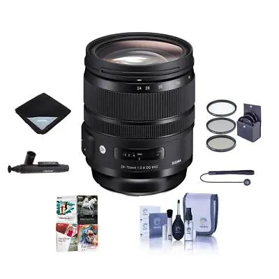 Sigma 24-70mm F/2.8 DG OS HSM IF ART Lens For Canon EF W/PC Software  Acc Kit • $1249