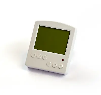 Underfloor Heating Digital Push-Button Thermostat (White Or Silver) • £25.99