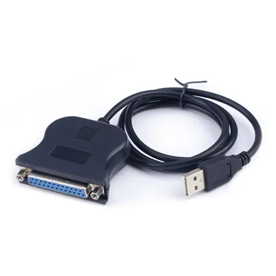 £4.92 • Buy USB To DB25 Parallel Printer Cable Adapter PC LPT Fit For Windows 98/00/XP/ME Ds