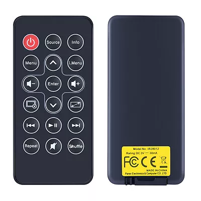 New IR28012 For Acer Optoma Toshiba Dell Ricoh Projector Remote Control • $7.99