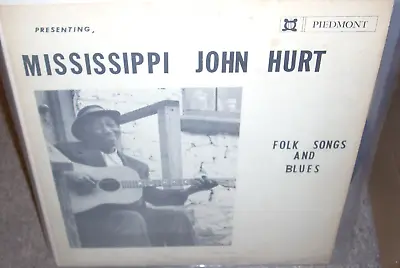 MISSISSIPPI JOHN HURT Folk Songs And Blues ( Blues ) Piedmont 13157 • $100