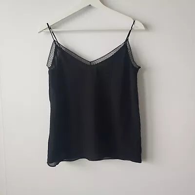 Zara Basic Collection Camisole Lace Black Top Size Xs • $9.99