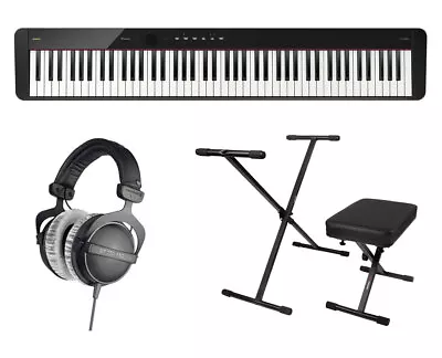 Casio PX-S5000BK + Keyboard Bench/Stand Set + Beyerdynamic Headphones • $1321.99