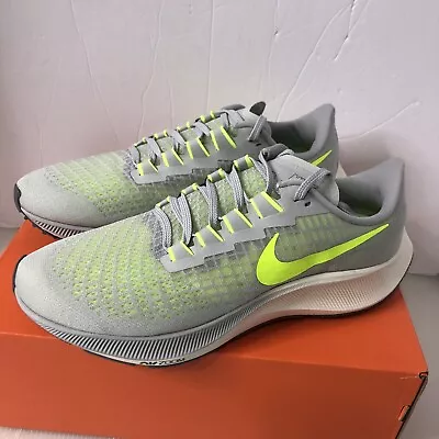 Nike Men's Air Zoom Pegasus 37 Shoes Grey Smoke Fog BQ9646 003 Size 11 • $44.95