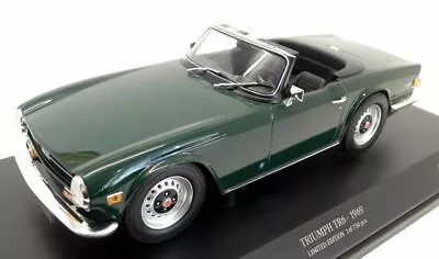 Minichamps 1/18 Scale Diecast - 155 132030 Triumph TR6 Roadster 1969 Dark Green • $248.66