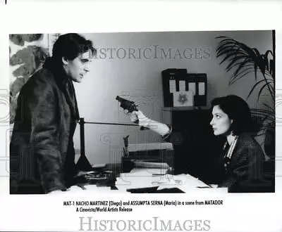 1986 Press Photo Matador Starring Nacho Martinex And Assumpta Serna - Orp00020 • $19.99