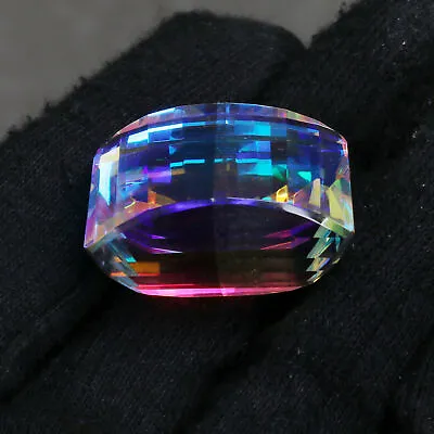 Dazzling 97.65 Ct Mystic Topaz - Exquisite Fancy Cut Loose Gemstone For Jewelry • $22.09