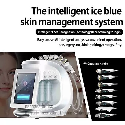 8in1 Hydra Water Dermabrasion Skin Cleansing Hydro Dermabrasion Facial Machine • £710