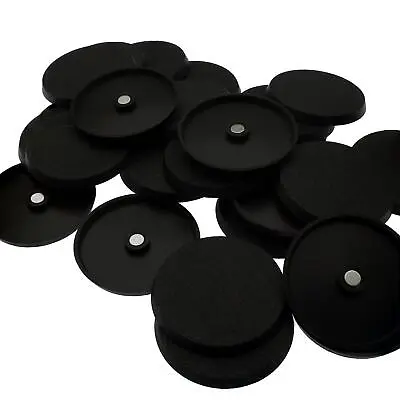 60mm Round Wargaming Plastic Model Bases + Magnet For Warhammer AOS 40K • £11.99