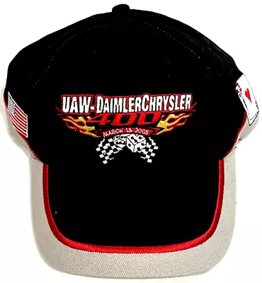 Vintage Nascar Hat Las Vegas UAW-Daimler Chrysler 400 2005 Race Day Hat USA Made • $9