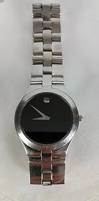 Movado Juro Gorgeous Black Dial Stainless Steel Men's Watch 0605023 • $254.15