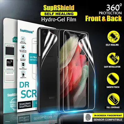 $5.99 • Buy For Samsung Galaxy S21 S20 FE Ultra S10 S9 S8 Plus Full Cover Screen Protector