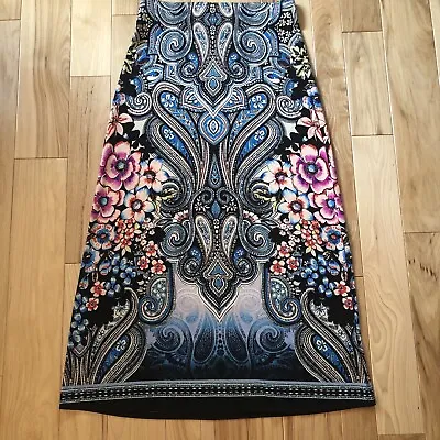 ECI New York Boho Floral Paisley Maxi Skirt Size Medium  • $28