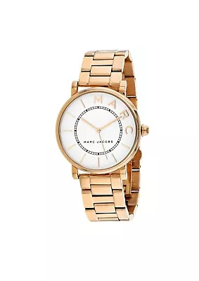 Marc Jacobs Roxy Silver Dial Ladies Rose Gold Tone Watch MJ3523  • $199