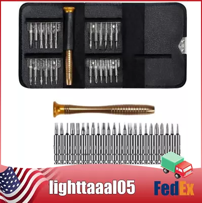 25in1 Small MINI REPAIR PRECISION SCREWDRIVER TORX TOOL SET WATCH PHONES FIX KIT • $4.62