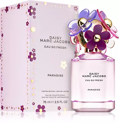 Marc Jacobs DAISY EAU SO FRESH PARADISE Eau De Toilette 75ml Spray | Limited Ed. • £49.95