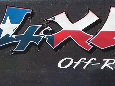 Texas Flag 4x4 Decals 2pc For Ford Dodge Chevrolet Z71 Z85 ZR2 Z66 ZR5 TRX4   • $32.46