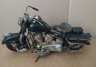 Vintage Metal Motorcycle Figurine - 15  • $44