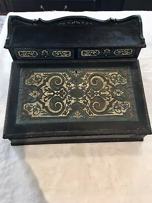 1800’s Victorian Cloisonné Writing Lap Desk • $285