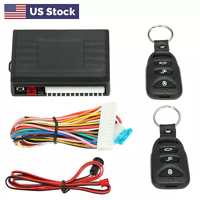 Universal Keyless Central Remote Control Door Locking Alarm Entry System US L9K6 • $12.99