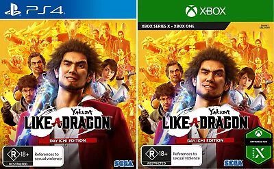 Yakuza Like A Dragon Day Ichi One Edition PS4 Playstation 4 XBOX One Mafia Game • $89