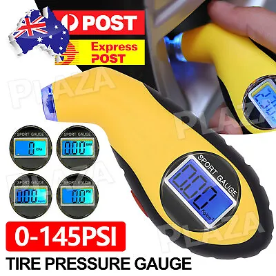 Digital Tire Pressure Guage Air PSI Meter Tester Tyre Gauge Car Bike Truck Auto • $10.95