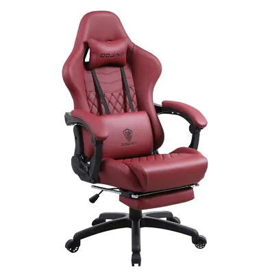 $249.99 • Buy Dowinx Adjustable Reclining Ergonomic Leather Swiveling Game Chair With Footrest
