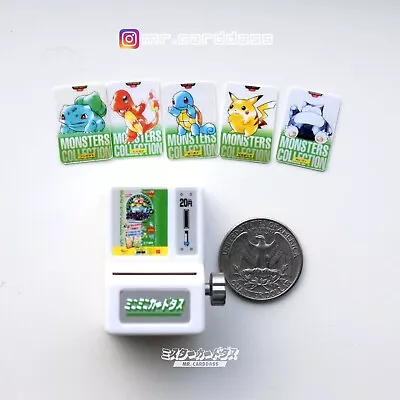 1996 Pokemon Mini Mini Carddass Vending Machine Capsule Toy  Gacha - Combo #1 • $30