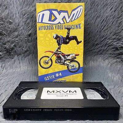 MXVM Motocross Video Magazine Vol. 4 VHS Issue 4 Extreme Sports Tommy Clowers • $29.99
