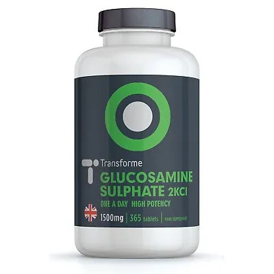 £17.99 • Buy Glucosamine Sulphate 1500 Mg 2KCl, 365 Tablets (1 Year Supply) | High Strength
