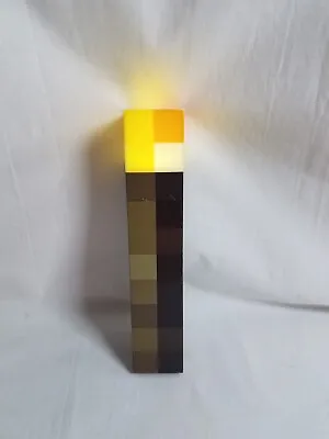 Minecraft Battery Light Up Torch Mojang Think Geek Carry Or Wall Mount • $13