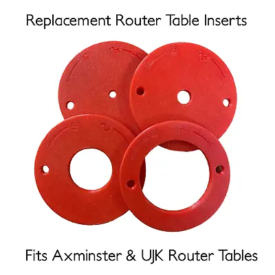 Replacement Router Plate Plastic Table Insert Ring Axminster UJK Tool • £6.99