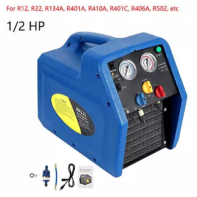 1/2 Horsepower Refrigerant Recovery Machine 110V AC Refrigerant Recycling HVAC • $389.49