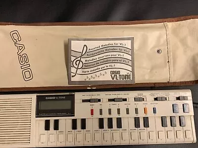 Vintage Casio VL-Tone VL-1 Electronic Music Keyboard & Calculator & Case WORKS • $65