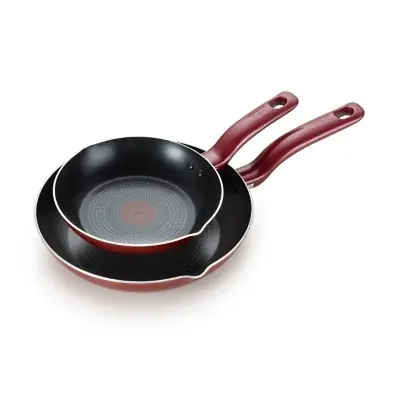 T-Fal Simply Cook Nonstick Cookware 2Pc Fry Pan Set 8  10  Inch  Dishwasher Safe • $38.99