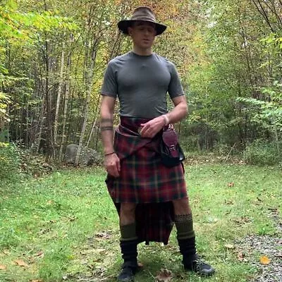 New Scottish Great Kilts 4 Yard To 6 Yard Men's Tartan Kilt Available 50+ Colors • $109.25