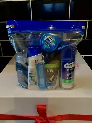 Mens Toiletries Holiday Travel Set Weekends Away  Airplane Travel Approved • £16.99