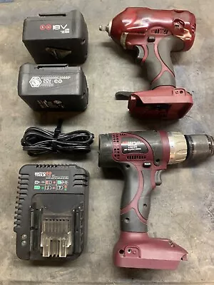 MATCO TOOLS 1/2” Cordless Drill & 3/8  Impact Gun • $200