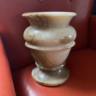 Bin Onyx Marble Vase 12kg 11” Tall 8.5” Wide • £30