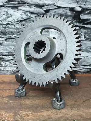 Vintage Cast Iron  Gear Sprocket Steampunk Industrial Lamp Base Project • $38