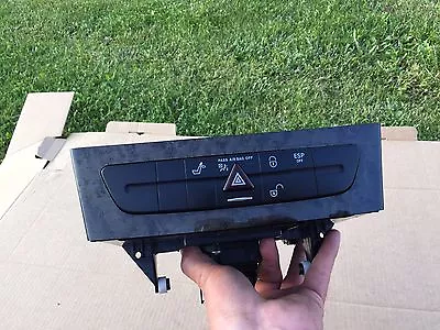 Mercedes-Benz W211 E320 E500 E55 CD CHANGER HAZARD SEAT LOCK UNLOCK SWITCH OEM • $80