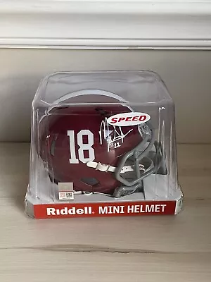 Alabama Crimson Tide Mark Ingram Autographed Signed Mini Helmet - Beckett • $130