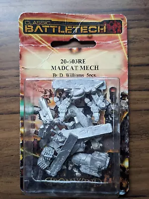 MadCat Mech 20-603RE Battletech Miniature Iron Wind Metals WizKids 2006 • $14.98